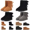 Kvinnliga designer stövlar fluffiga snö vinter kort klassisk ultra mini-plattform fuzzy tazz tozzs tasman slip-on plattform stövlar australie senap frö bailey båge rosa