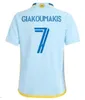 Giakoumakis MLSアトランタサッカージャージ24/25ファンバージョンソーサユナイテッドホームアウェイゴールキーパー