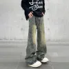 Jean évasé Vintage pour hommes, pantalon Baggy à jambes larges, nouveau Streetwear, mode en détresse, Original Street Y2k, pantalon en Denim, automne