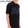 Prado 2021 Stickerei Polos Luxur T-Shirt Mode personalisierte Männer Designer T-Shirts hohe Qualität schwarz und weiß 100 % Baumwolle Herrenbekleidung Größe M-XXL