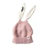 Bérets 2024 automne pour enfants hiver girlboy bébé chapeaux pour enfants chauds tricotés