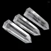 Dekoracyjne figurki 1PC Clear Quartz Crystal Point Natural Różdżka Reiki Healing Stone Decor Home Decor