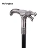 Dinosaur Lizard Walking Cane Fashion Decorative Walking Stick Gentleman Elegant Cosplay Cane Knob Crosier 93cm