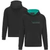 Heren T-shirts Heren T-shirts 2022 Petronas F1 Racing Team Hoodie Formule 1 Auto Fans Heren Trui Fleece Warm Houden Softshell Jas 0085