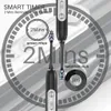 SUBORT Super Sonic Electric Toothbrushes for Adults Kid Smart Timer Whitening Toothbrush IPX7 Waterproof Replaceable Heads Set 240220