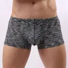 Mutande Boxer che sono larghi e traspiranti Gioventù U Custodia rigonfia Stile moda Boxer Mens Camouflage Sospensorio Gay Biancheria intima sexy