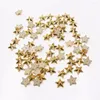 Opslagflessen 200 PCS Acryl Pentagram Rhinestone Star Beads Wedding Decorations Goud en zilver