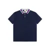 Мужские половые пополы Polo 24SS Designer Top Caffence New Mens Mens и женская рубашка Polo American Business Classic Emelcemery Lake Casual Wersatile 100% хлопок