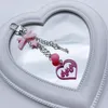 Portachiavi 1PC 14,8 cm Dolce Farfalla Portachiavi Telefono Amore Hang Catena Borsa Portachiavi Ciondolo Zaino Charms Regalo di Natale