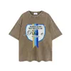 Herren Designer Rhu T-Shirt Vintage Retro Washed Shirt Luxusmarke T-Shirts Damen Kurzarm T-Shirt Sommer Kausal T-Shirts Hip Hop Tops Shorts Kleidung Verschiedene Farben-7