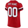 Custom Red White-Black Mesh Authentic Football Jersey Wholesale & retail online all stitched