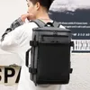 Backpack Multifunctional Travel Hand Luggage Business Executive Suitcase Big Bags Women Men's Leather Waterproof