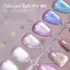 Podświetl Series Polski Diamentowy GLITTER GEL Półprzewodzony holograficzny zanurzenie UV Gel Varnish DIY Paznokcie Art 240219