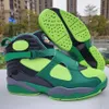 Basketskor 8 University of Oregon Pure Platinum Gorge Green Playoff 8s White Aqua Black Samurai Gunsmoke Men Sports Trainers Outdoor Shoe