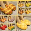 Slippers Gepersonaliseerde Creatieve Brood Toast Katoenen Schoenen Paar Pluche Thuis Warme Vrouwen Grappige Harige Anti Slip Vloer Gezellige Slides