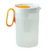 Vattenflaskor 2,2 liter pitcher med lock karafe handtag för kall dryck dryck containrar juice