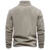 No logo fashions hilovable Automne et Hiver Nouveau Pull Pour Hommes Col Montant Demi-Zip À Manches Longues Style Européen Polyvalent Haut Pour Hommes