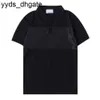 Prado 2021 Stickerei Polos Luxur T-Shirt Mode personalisierte Männer Designer T-Shirts hohe Qualität schwarz und weiß 100 % Baumwolle Herrenbekleidung Größe M-XXL