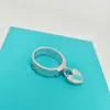 Кольца Tiffiny, дизайнерские женские кольца оригинального качества, легкие роскошные простые ювелирные изделия с кольцом любви, ювелирные изделия с принтом в виде слова любви