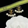 Designer-Ohrringe für Damen G klassische D-Perlenohrringe weiblich, Mode-Gold-Silber-Ohrstecker, europäische und n-Mode-Retro-Ohrringe, hochwertiges Messingmaterial .....