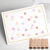 Bouteilles de rangement tampon Texture bois planificateur multifonction journal Compact album à faire soi-même timbres en bois pour enfants timbres-poste de fleurs