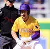 Antoine duplantis Zach Watson 2024 LSU 야구 저지 Daniel Cabrera Chris Reid Alex Bregman DJ Lemahieu Aaron Nola Kevin Gausman Custom LSU Tigers Jersys