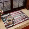 Carpets CLOOCL Animal Doormat 3D Pattern Boxer Before You Broke Into My House Printed For Bedroom Toilet Non-slip Kitchen Mats