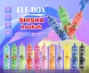 Elf Box engångs Shisha Puff Hookah 15000 puffånga engångsvapa penna kristallstång 15000 puffs Vaper 0% 2% 5% E Zigarette Vape Jnr Shisha 15K Puff