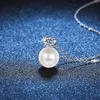 Collana in argento sterling 925 con perle da 0,5 Collana con clavicola Catena di fascia alta Moda leggera Lusso Souvenir da donna di nicchia 240220
