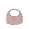 Pani Designer Cleo Miui Satchel Evening Clutch torebki Wandel Matelasse luksusowa torba oryginalna skórzana torba rąk rąk moda damska męska torebka crossbody crossbody