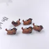 Charmes 10 pièces mignon petit cheval brun pour la fabrication de bijoux beaux animaux pendentifs dos plat bricolage boucle d'oreille porte-clés trouver C1390