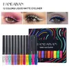 Colorful Eyeliner Pen Eyes Makeup White Pink Waterproof Liquid Color Eye Liner Pencil Matte Purple Make Up Cosmetics 240220