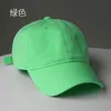 2024 Hot Sellig Football Professional Soccer Japanese Fashion Pure Color Washed Cotton Light Board Baseball Cap Spring and Autumn Men and Wo