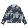 Giacche primaverili di lusso da uomo Moda Sito web ufficiale Cappotto di jeans Designer Cappotto da uomo con lettere a bottoni Giacca mondana Cargo Denim Giacca corta 1AF758 1AF749 1ABJAM