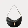 Bolsas de couro de pelúcia de ombro Polo Id Designer Half Moon Saco de embreagem feminina com caixa