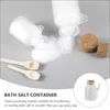 Dinnerware Sets 6 Bottle Bottled Mask Powder Small Terrarium Kitchen Storage Jars Plastic Bath Salt Container