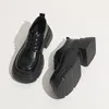Robe chaussures mi-talons femmes Marie Janes printemps plate-forme Chunky 2024 marque de créateurs pompes à lacets Zapatos Femme