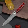 Kitchen Knives TURWHO 5 Inch Utility Knife 67 Layer Damascus Steel Super Sharp Cook Knife For Fruit Vagetable Petty Peeling Kitchen Knife Q240226