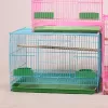 Nids de nids de petite cage rectangulaire pour les petits oiseaux et les canaris Rekord équipés mangeoires