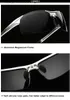 Sunglasses AORON Driving Polarized Sunglasses for Mens Aluminum Magnesium Frame Sports Sunglasses Driver Retro Glasses Sunglasses UV400 Anti glare Q240226