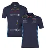 2024 NOWOŚĆ T-shirt zespołu F1 Męski rękaw z krótkim rękawem kombinezon wyścigowy w zakresie szybkiej suszonej koszuli w rozmiarze