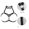 Giarrettiere Imbracatura per donne tettone Moda Lingerie di grandi dimensioni Accessori per collo all'americana Gabbia Reggiseno Festival Rave Wear Costume Bralette Drop Otyhp