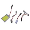 Ampuller 2 X T10 Panel 24 SMD COB LED Araba Okuma Ampul Tavan Lambası Beyaz Ba9s E Festoon Adaptörleri254Q