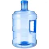 Garrafas de água ao ar livre 5l garrafa portátil balde grosso mineral jarro armazenamento azul viagem acampamento ginásio