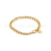 Bracciale cubano universale geometrico da uomo e da donna con confezione indipendente Bracciale coreano coreano in stile semplice in oro