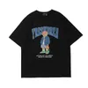 Mannen T-shirts Oversized T-shirt Hip Hop Vrouwen T-shirt Kleding Kanji Print T-shirt Korte Mouw Losse Streetwear Harajuku tops Y2k TeesL2402