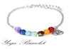 7 Chakra Real Stone Healing Crystal Gemstone Beaded Natural Stone Adjustable Bracelet for Women Whole Fashion Jewelry1968905