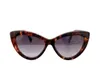 Модные популярные дизайнерские солнцезащитные очки 04ys для женщин, элегантные, кошачьи глаза, ацетатные солнцезащитные очки, летние, для отдыха на открытом воздухе, простой стиль, анти-ультрафиолетовые, в комплекте с футляром