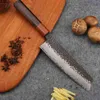 Kitchen Knives 8 Lnch Handmade Chef VG10 Damascus Forged Steel Kitchen Professional Cooking Slicing Tool Knife Q240226