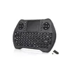 Télécommandes PC MT10 Clavier sans fil Russe Anglais Français Espagnol 7 couleurs Rétro-éclairé 2.4G Toucad pour Android TV Box Air Drop Deli Oti5G